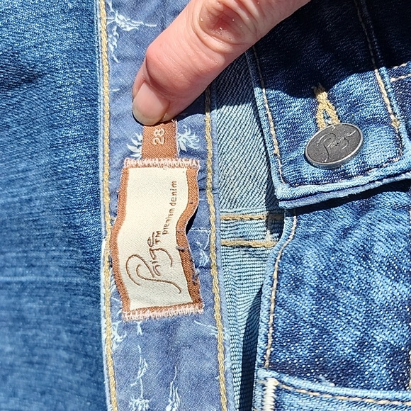 PAIGE boot cut Denim jeans - Picture 1 of 8